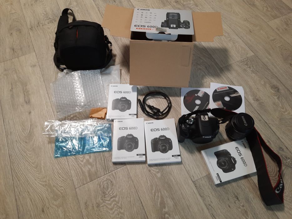 Фотоаппарат Canon EOS 600D с износом 10%(можем подтвердить)