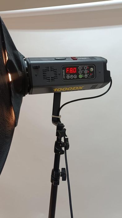 2 cabeça de iluminação de estúdio