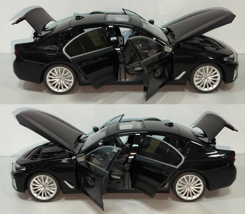 BMW 5 series 530LI модель 1:18 Black Mamba Металлическая