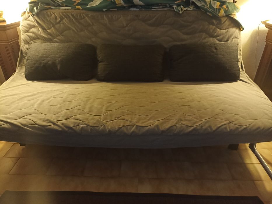 Sofá cama IKEA cinza