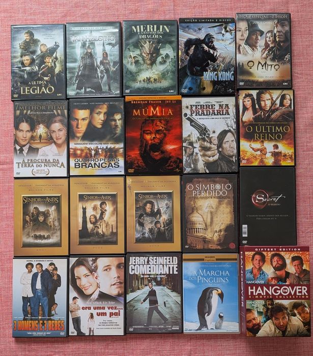 Vários filmes em dvd