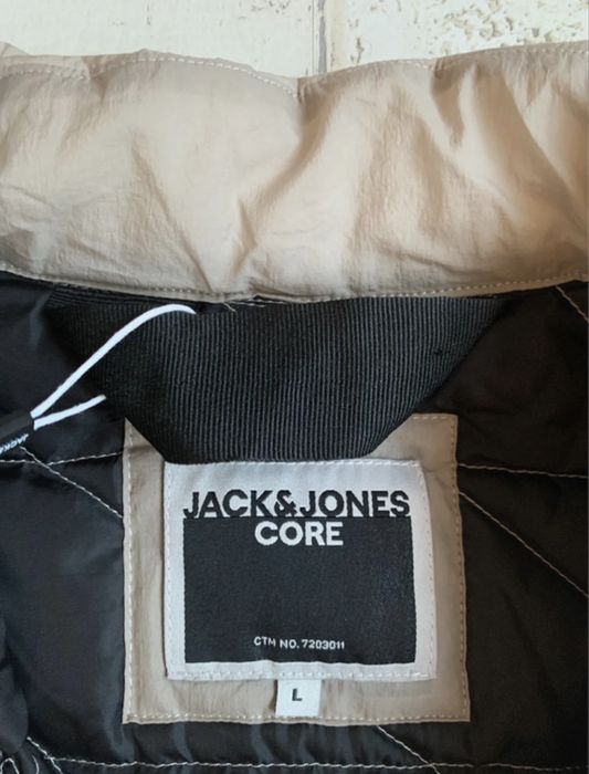 Jack & Jones Core Pikowana Męska Kurtka Oxford L Lekka Bomberka Nowa !