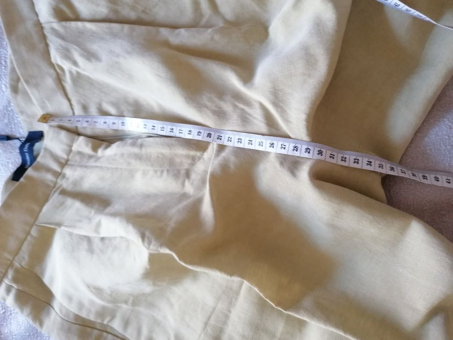 Spodnie garniturowe lniane massimo dutii