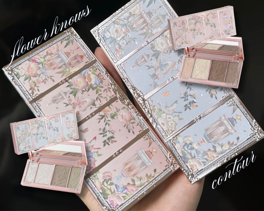 flower knows палетка для контурінгу обличчя butterfly cloud collar