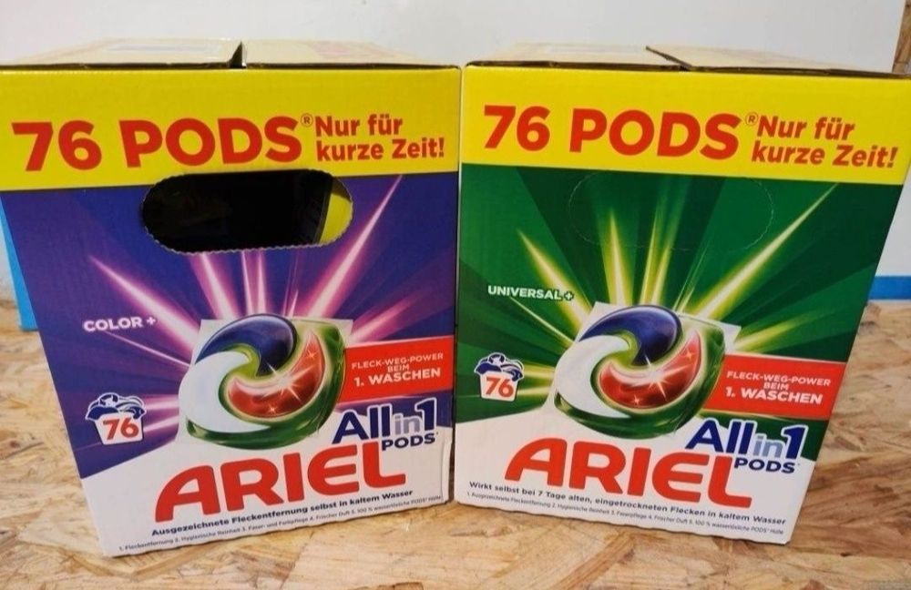 Kapsułki do prania Ariel 76 szt Niemieckie