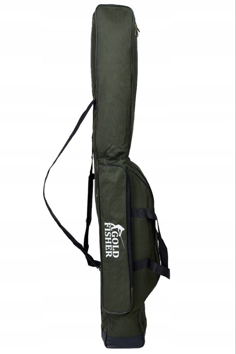 Torba pokrowiec wędkarski na wędki wodoodporny 140 cm 3 komory