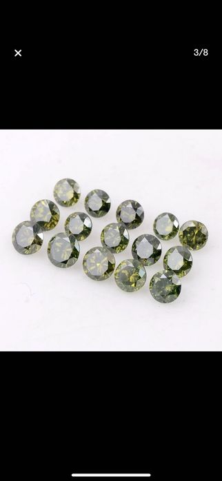 15 pcs Diamante Redondo