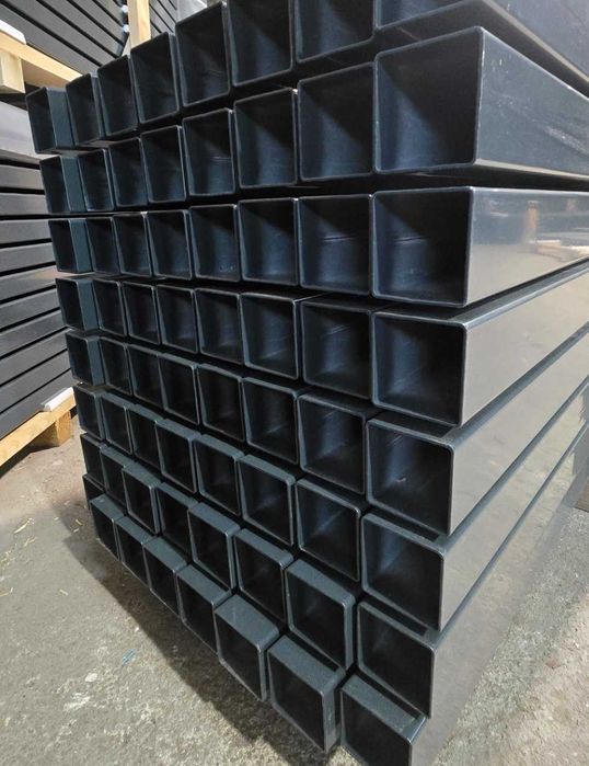 Słupki ogrodzeniowe 6x4 60x40x1,2  antracyt ral7016