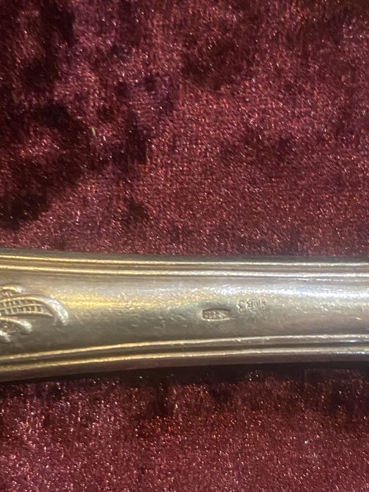 Столовый нож с вилкой из серебра 875 пообы. Киев