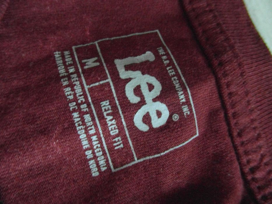Lee Cant Bustem Lee Jeans Regular Fit Koszulka Męska M Nowa
