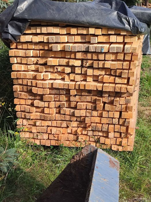 łaty dachowe jodłowe 50mm x 50 mm transport kontrlaty