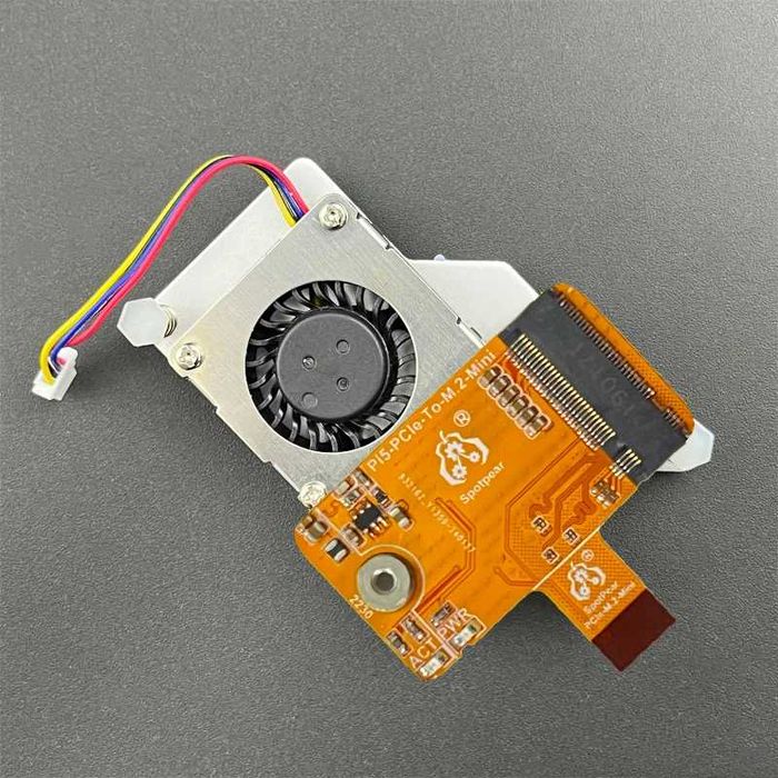 Adapter dysku SSD M.2 NVMe 2230 do Raspberry Pi 5 z chłodzeniem