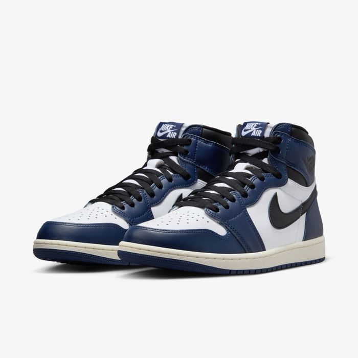Оригінал!Кросівки Air Jordan 1 Retro High OG Midnight Navy(DZ5485-401)