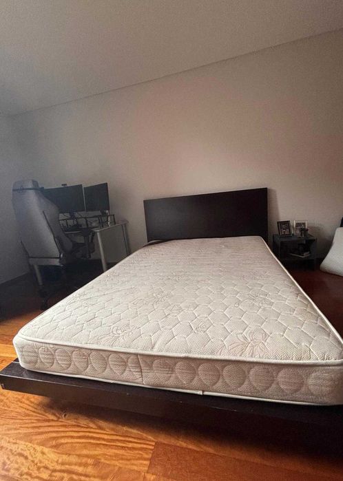 Quarto completo - cama 160x200, secretária, cadeira gaming (Maia)