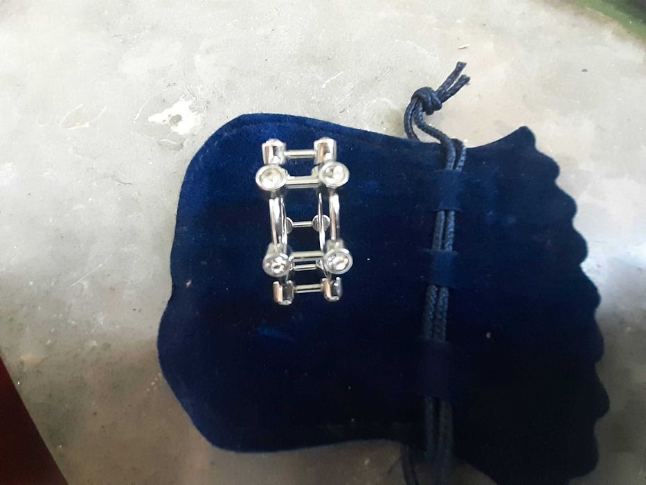 Anel original SWATCH aço, em estado novo