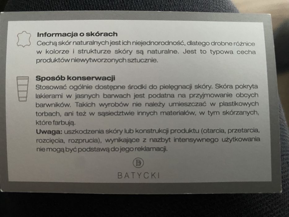 Torebka kopertówka Batycki