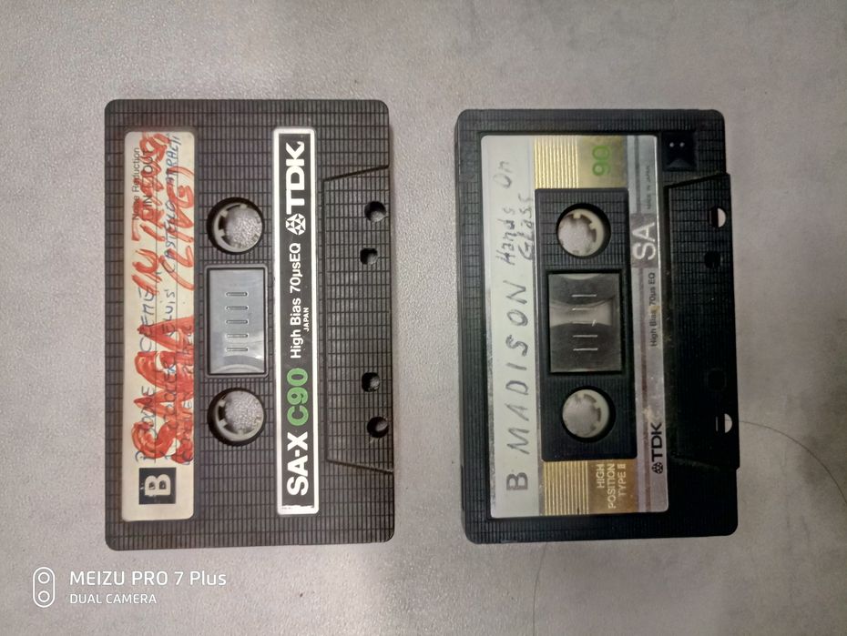 Аудио касеты бу TDK, BASF, SONY ,MAXELL