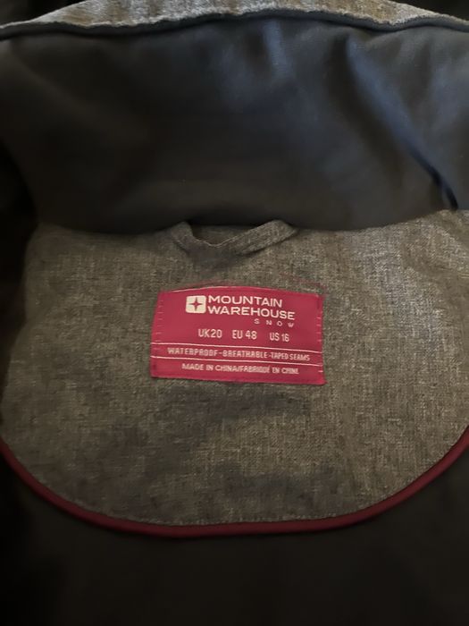 Куртка мужская водоотталкивающая зимняя Mountain Warehouse