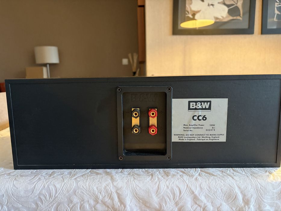 Coluna Central B&W CC6 - 120 W