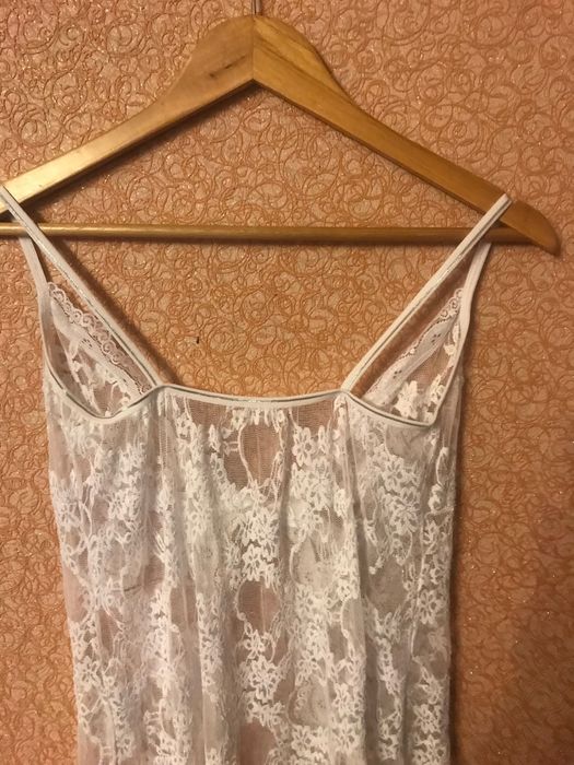 Новая белая гипюровая комбинашка very sexy, s,m,l 420 грн