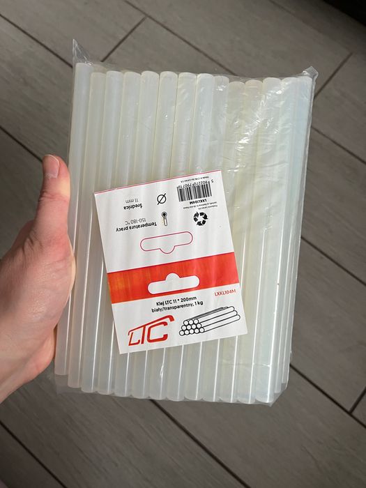 Klej na gorąco mocny 1kg 11–12 mm wkłady klejowe do pistoletu