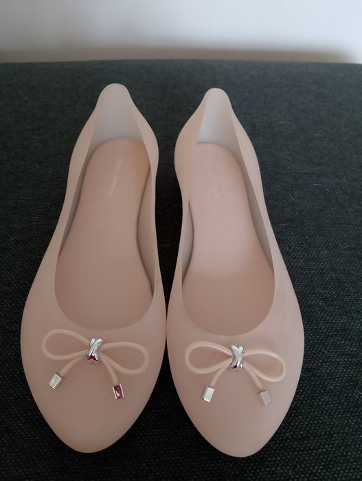 Beżowe balerinki