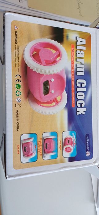 Despertador "corredor" novo-foge do  móvel