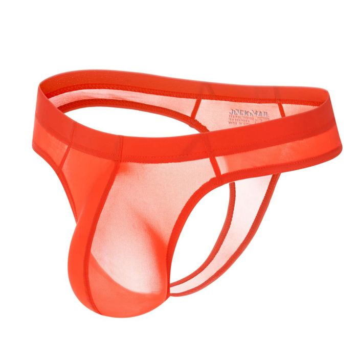 Męskie przeźroczyste stringi JOCKMAIL - L