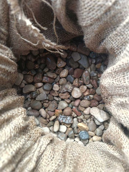 Żwir rzeczny ,kamyki dekoracyjne 1zł -1kg+5kg gratis do worka