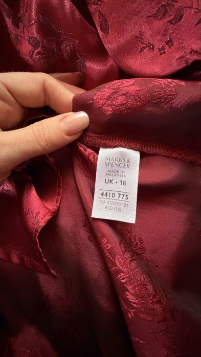 Жіноча блузка в азійському, китайському стилі Marks&Spencer