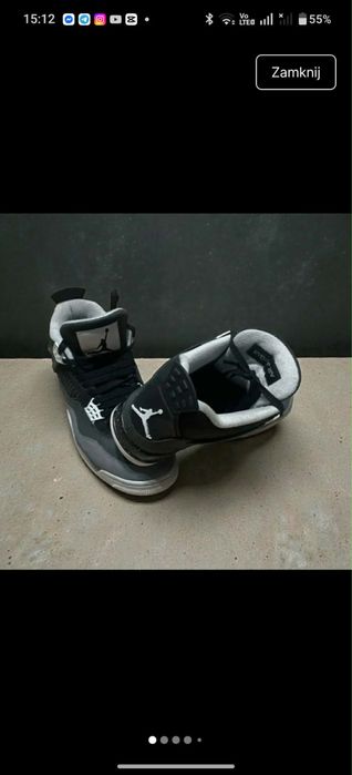Nike Air Jordan 4 Retro fear orginalne rozmiar 43 grail point