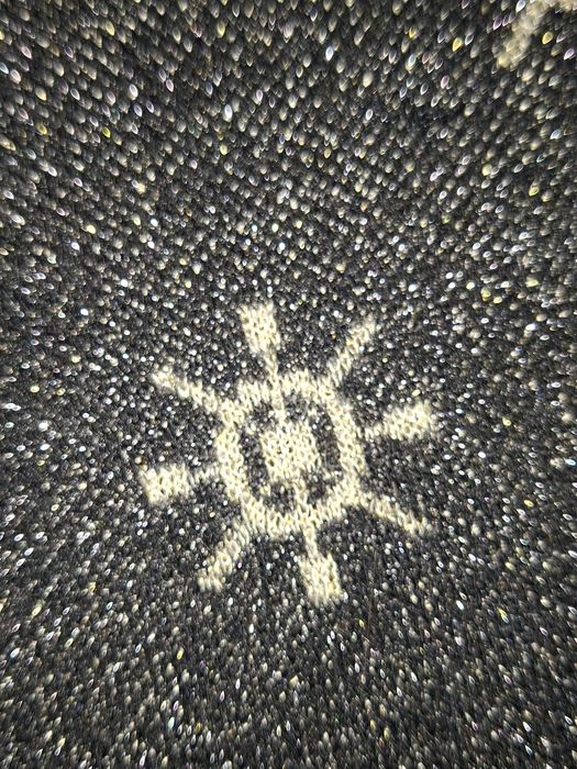 Komplet Zara dzianina złota nitka