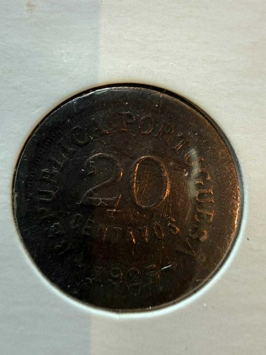 Moeda 20 Centavos 1921 – República Portuguesa