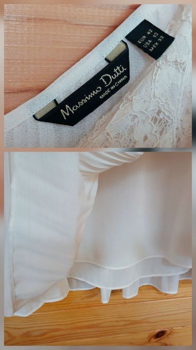 Топ-майка в білизняному стилі, Massimo Dutti