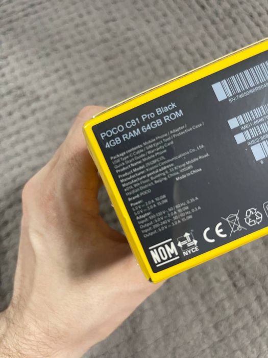 Продам Poco C81 Pro 4/64 GB  NFC Новий в заводскій плівці!