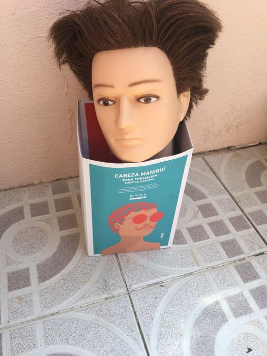 Manequim cabelo natural