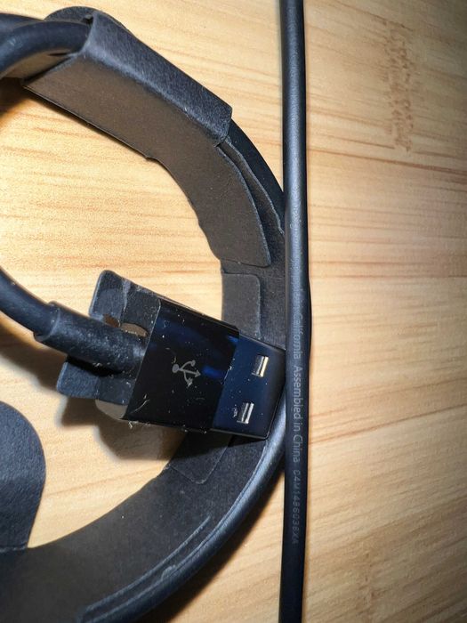 Оригінальний плетений кабель Apple USB-C USB-A to Lightning 1m