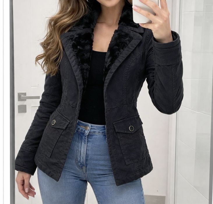 Czarna kurtka diesel
