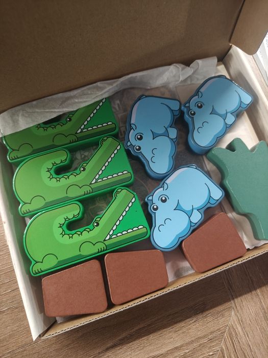 Klocki drewniane zwierzęta