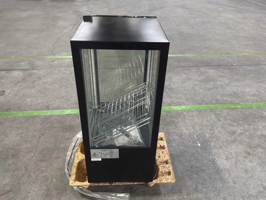 NOWA Witryna Chłodnicza Nastawna Lada Ekspozycyjna 65L Czarna LED