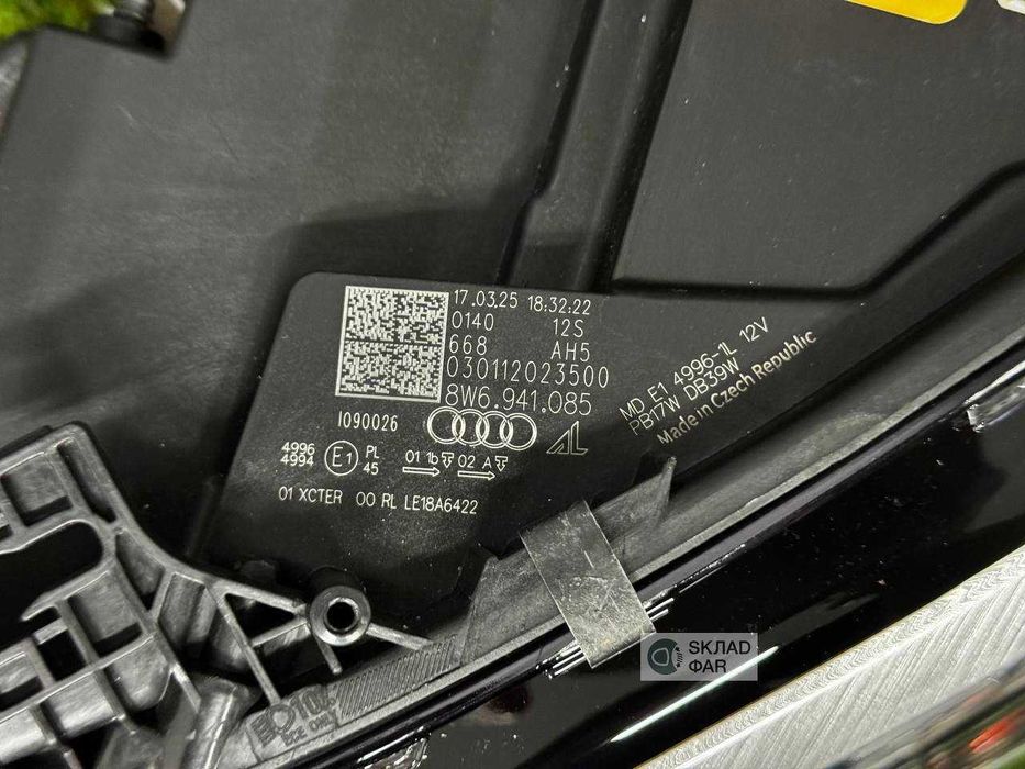Фари оптика AUDI A5 8w 2020-2024 LASER EU Комплект лазерних фар на Ауді А5 8в рестайлінг 2020-2024 Європа - Гарантія 3 місяці, trade in, встановлення