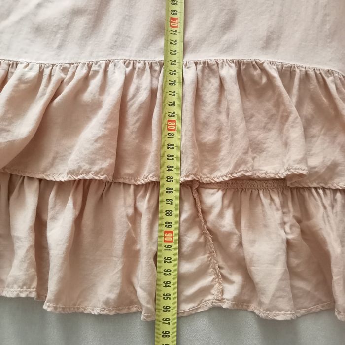Beżowa spódnica maxi Zara S