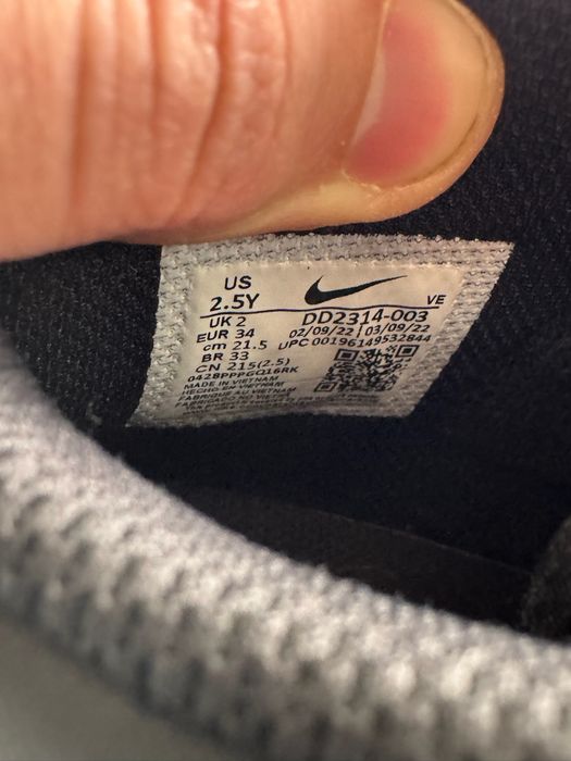 Кросівки Nike Dunk 34 розмір Е11160