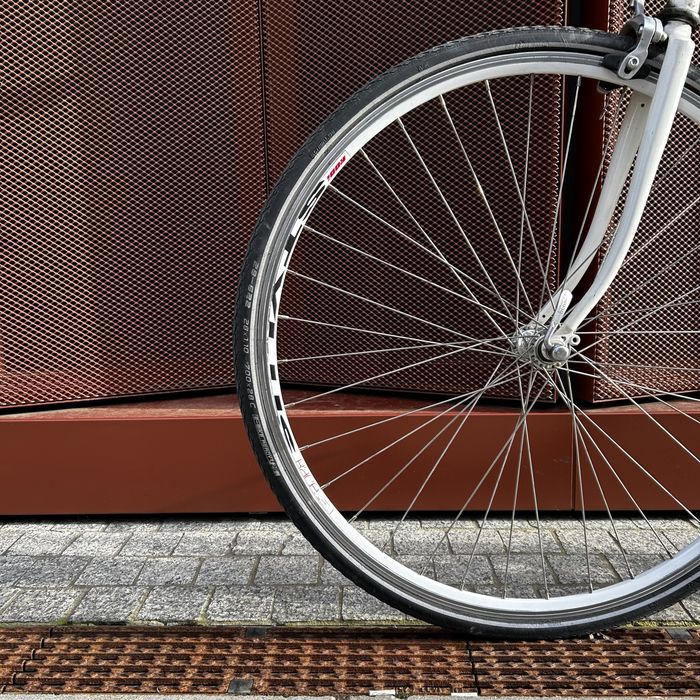 Rower Single Speed | Rama Peugeot | Ciepła Biel | Unikat