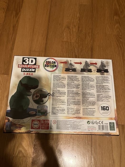 Brinquedo Escultura T-Rex 3D