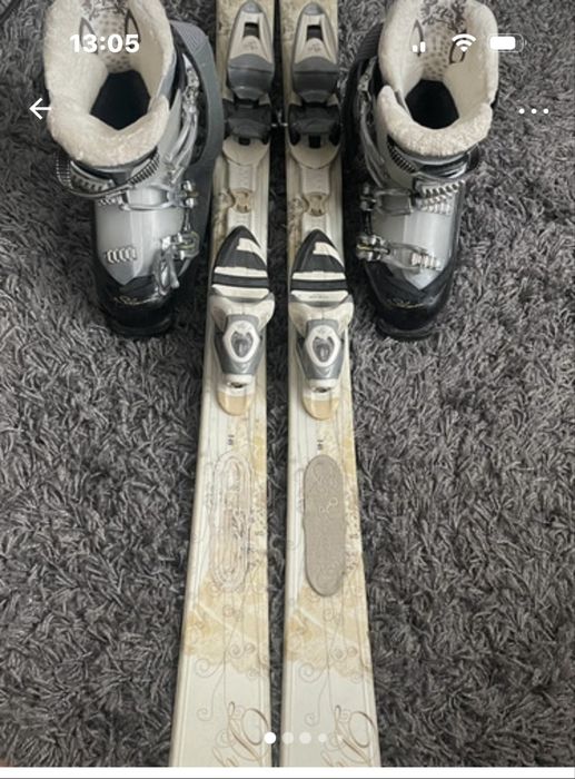 Narty z butami salomon 40