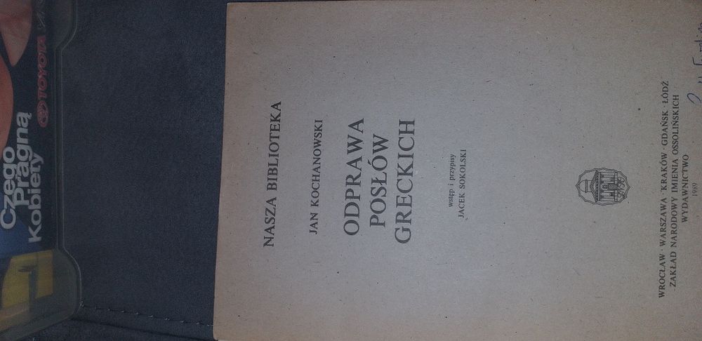 Jan Kochanowski Odprawa Posłów Greckich