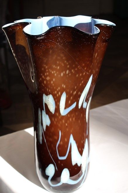 Велика гарна ваза ручної роботи