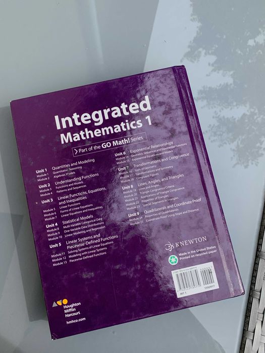 Hmh Integrated Math 1: Interactive Student Edition