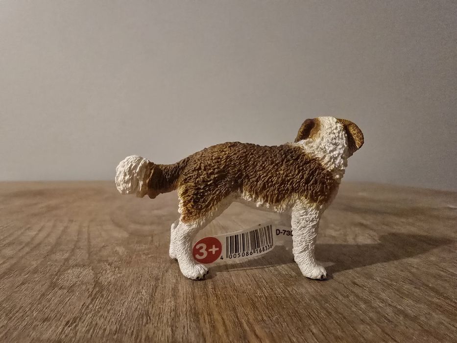 Schleich pies bernardyn figurka model wycofany z 2014 r.